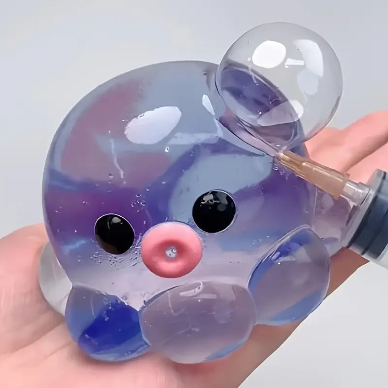 Squishy Bubble Pop Fidget Toy Set – Squeeze Sensory Ball & Octopus Popper Anti-Anxiety ASMR Stress Relief Gift for Kids & Adults