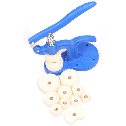 Pressure Repair Press Tool – Watch Back Closer with 12 Plastic Dies, Watchmaker Case Crystal Glass Hand Tools & Accessories