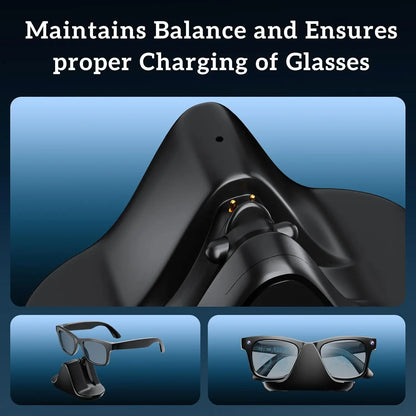 Mini Charging Dock for Ray-Ban Meta Smart Glasses – Portable USB-C Stand for Wayfarer, Headliner & Skyler Models