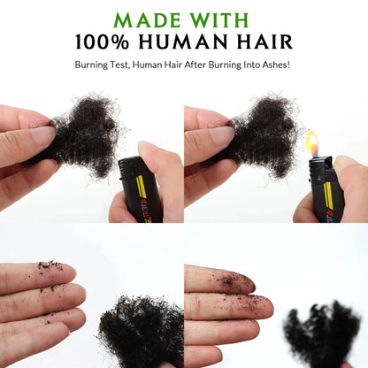 1Pc 30g Brazilian Afro Kinky Curly Remy Human Hair Bulk — No Weft Braiding Extensions for Locs & Braids