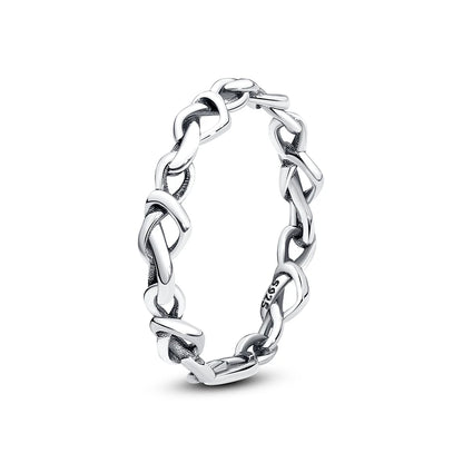 925 Sterling Silver Women’s Ring – Crown, Heart & Wishbone Design with Crystal, Rose Gold Engagement & Wedding Jewelry