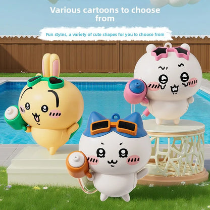 Jiyi Cute Water Gun Keychain - Usagi Hachiware Kawaii Summer Pendant and Collectible Accessory for Fans