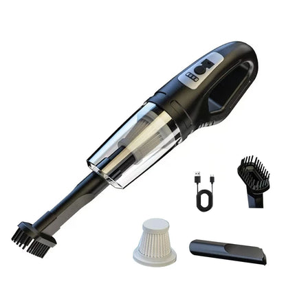 Car Multipurpose Handheld Vacuum Cleaner – Powerful Suction, Rechargeable Wireless Cleaner for Car & Home Dual Use