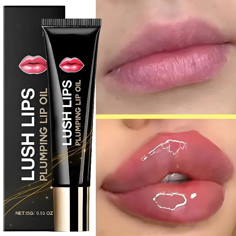 Long-Lasting Volumizing Lip Serum – Plumping Gloss Oil for Fuller Lips, Fine Line Smoothing & Deep Moisturizing Lip Care