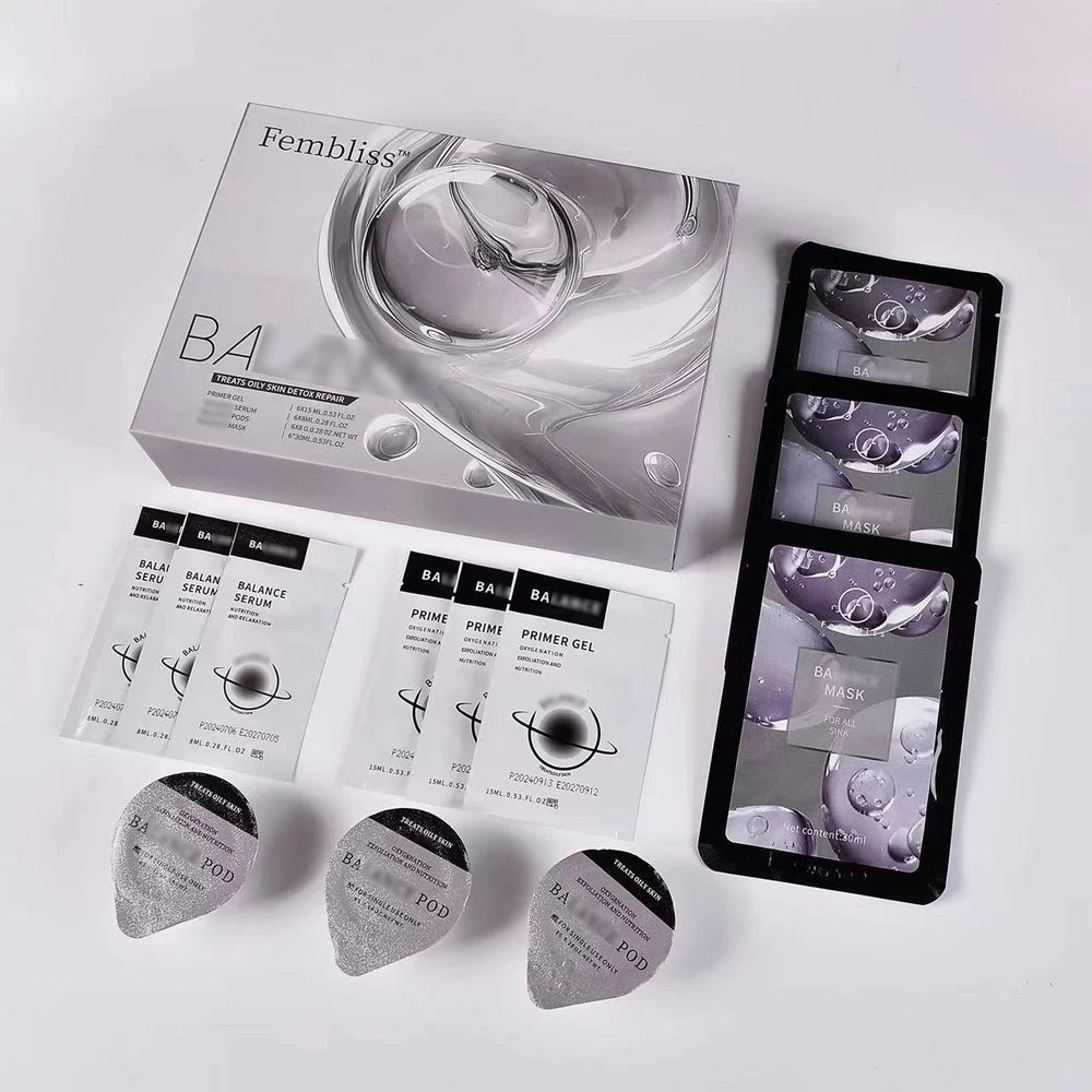 Glam Revive 3.0 Hydrate Detox Serum Pods - CO2 Serum Capsules for Oxygen Bubble Pen & Aqua Facial Skincare Machines