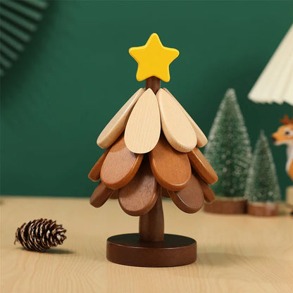 Tree Shape Solid Wood Insulation Mat – Anti-Scalding Pot Mat for Dining Table, Creative Festival Gift & Home Decor