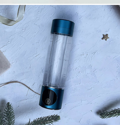 BlueVida 8th Gen Nano Hydrogen Water Generator Bottle - DuPont SPE/PEM Hydrogenator with H2 Inhaler & Touch Button