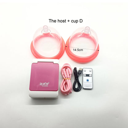 Electric Vacuum Suction Body Massage Device for Chest & Butt Lift, Breast Enhancement & Firming Cupping Therapy Pump System
