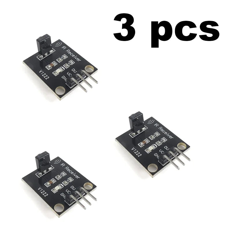 38KHz IR Infrared Transmitter Receiver Module Kit - 10M Range Remote Control Signal Learning for Arduino, Smart Home & RC Car