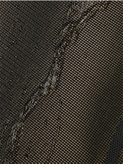 Chinese Style Double Frame PVC Table Mat Set - Thickened Striped Tea Cup & Meal Mats for Bar Counters