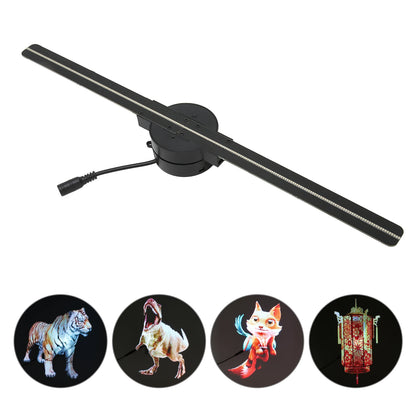 3D Hologram Fan 16.5" WiFi Projector with 224 LED Lights for Store Advertising