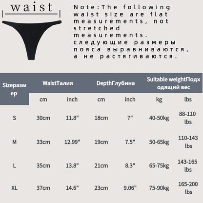 Ice Silk Seamless Thong Panties for Women – Soft Satin Bikini Underwear, Thin Band Tangas Mujer