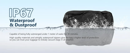Vacuum Compression Travel Bag | Waterproof & Dustproof Clothing Storage Air Bag