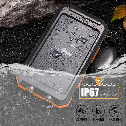 80000mAh Solar Power Bank – Portable External Battery Charger with LED Light for Smartphones