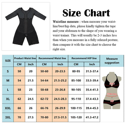Colombian Girdle Shapewear – Tummy Slimming Bodysuit Corset, Full Body Reducer & Postpartum Shaper