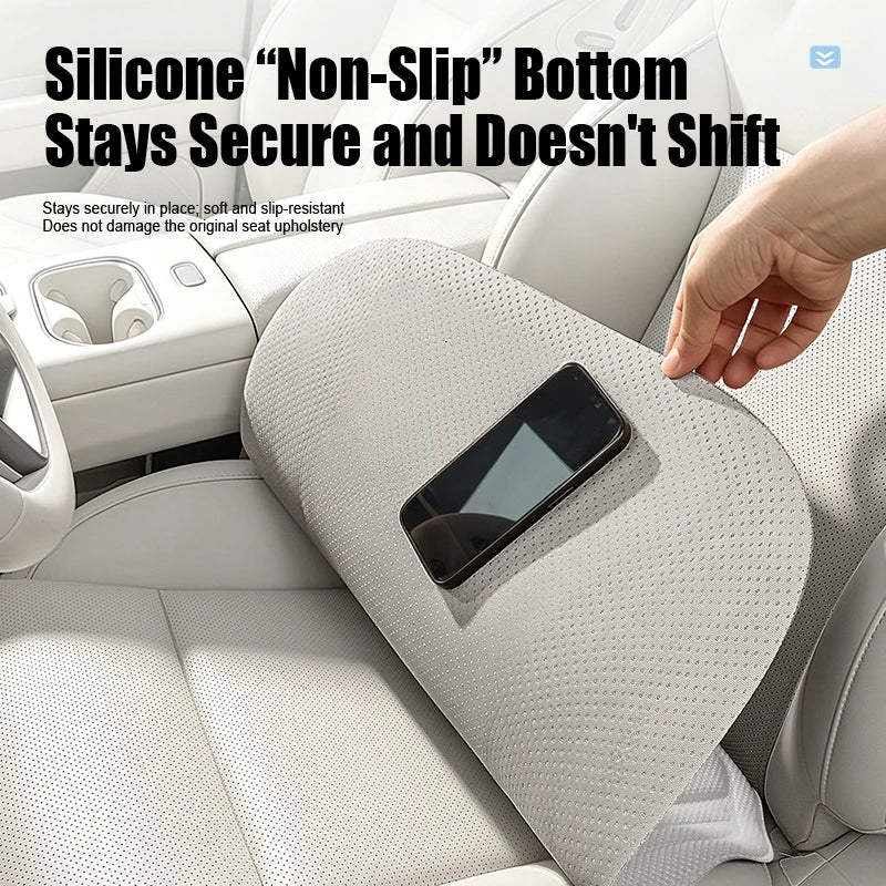 LEIBOO Breathable Car Seat Cushion - Universal Summer Seaweed Fiber Seat Protector with Non-Slip, Wear-Resistant Design