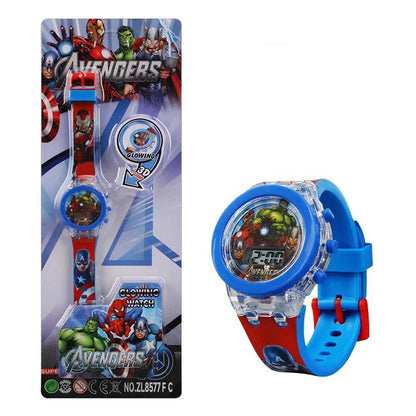 Flash Frozen Mickey Kids Watch - Cartoon Digital Wristwatch for Girls and Boys School Gifts