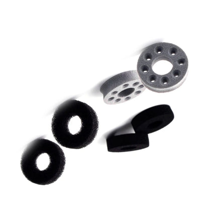 4 Pair/Set Precision Ring Sponge Sleeves - Shock Absorber Positioning for PS4, PS5, Xbox One, Switch Controllers