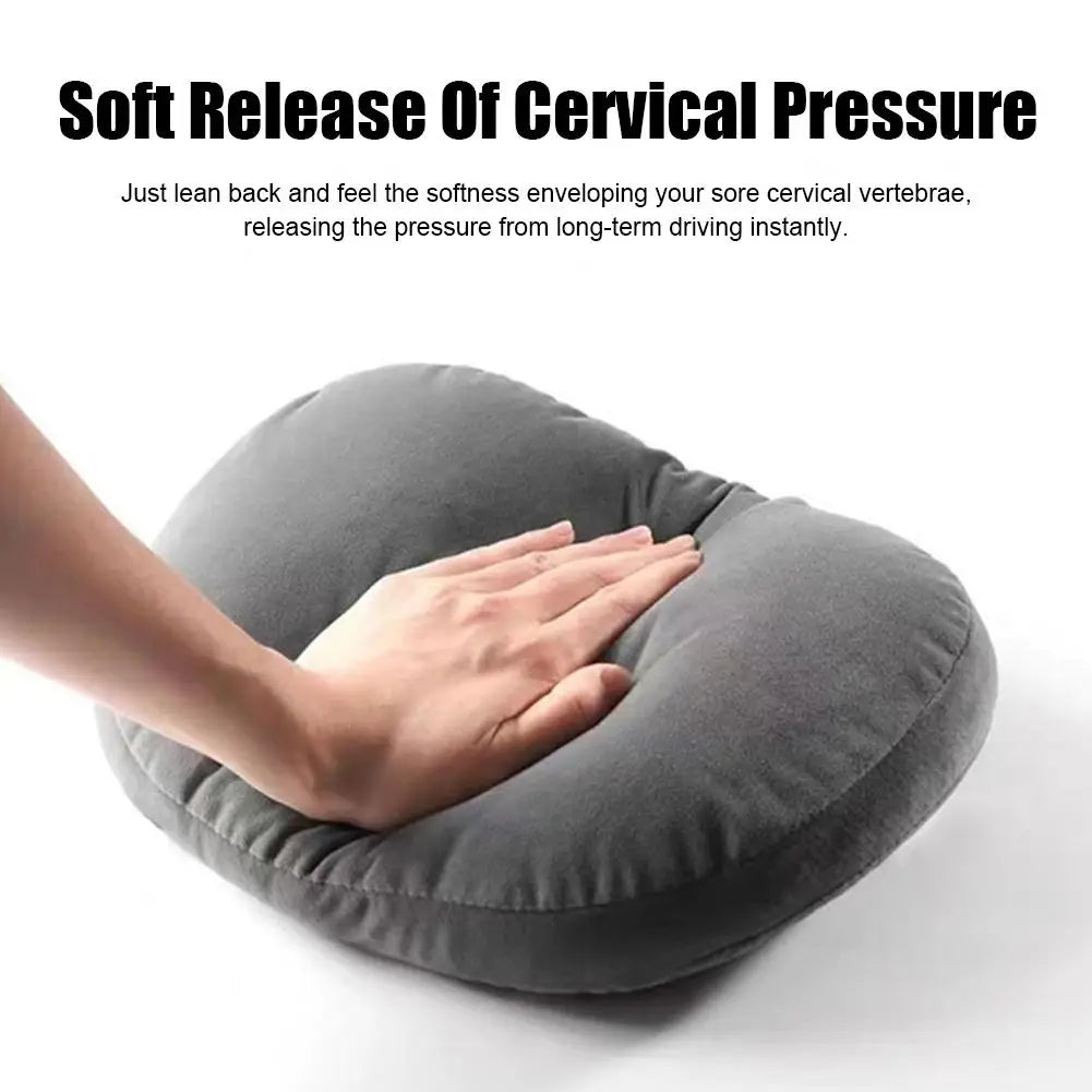 Universal Memory Foam Car Headrest Neck Pillow – Adjustable Neck Rest Cushion for Driving Comfort & Fatigue Relief Car Interior Accessory