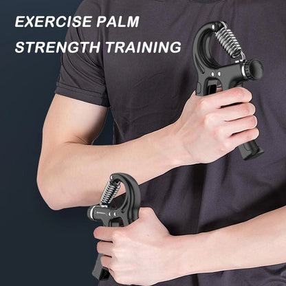 Adjustable R-Type Hand Grip Exercise - Gripper with Countable Strength Training - Strengthening Pliers Spring Finger Pinch Wrist Expander