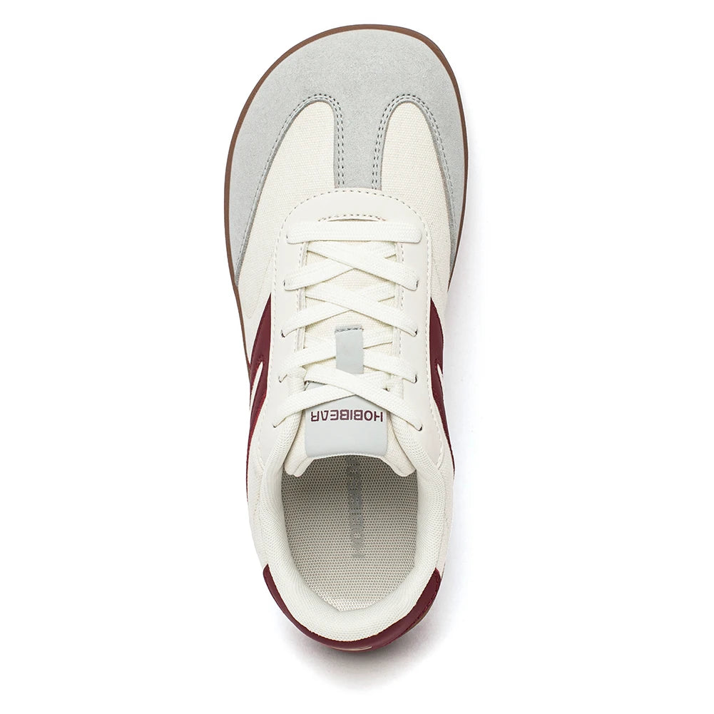 HOBIBEAR Unisex Barefoot Sneakers — Wide-Toe Minimalist Zero Drop Lace-Up Casual Shoes, Non-Slip for Men & Women