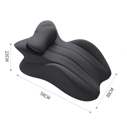 Prone Sleeping Pillow – Memory Foam Varicose Cushion, Ergonomic Waist & Cervical Traction Support for Body Relaxation