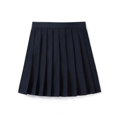 Women’s High Waist A-Line Skirt – Summer Harajuku Style Black Mini Pleated School Girl Uniform