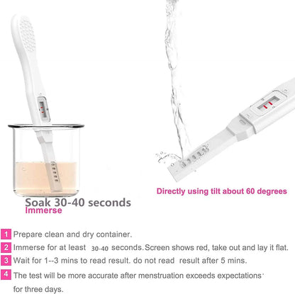 25 Pregnancy Test Strips – Early Detection HCG Tests, Over 99.9% Accurate, Easy at Home Use