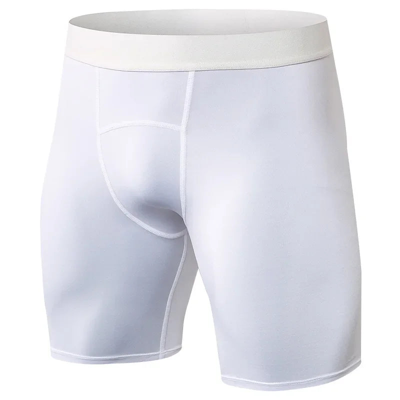 Men’s Gym Compression Shorts – Breathable Quick-Dry Fitness & Bodybuilding Training Jogger Shorts, Elastic Sports Activewear
