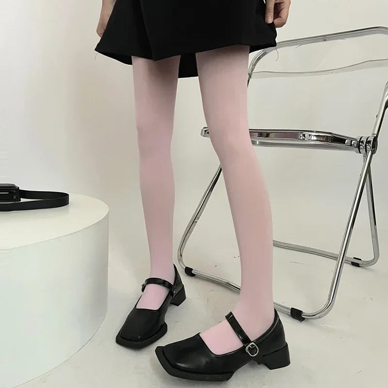 17-Color Women’s Velvet Tights - Seamless High-Stretch Anti-Run Pantyhose & Long Stockings