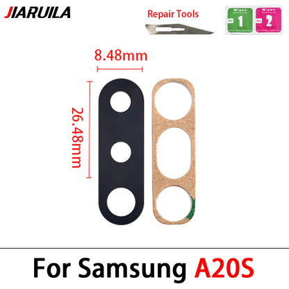 Rear Camera Glass Lens Replacement with Adhesive for Samsung M Series & A Series (M51, A10s, A20s, A12, A50s, A51, A71, M21, M31s)