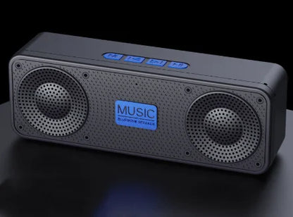 S18 Bluetooth Speaker - Waterproof Wireless Speaker with Subwoofer, FM Radio & 20-Hour Battery