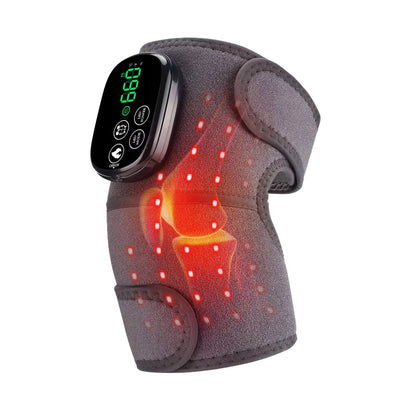 660nm 850nm Infrared Knee Pad - 3-in-1 Heated Joint Massager for Knee, Shoulder and Elbow Support