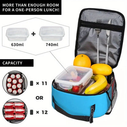 Human Organ Transplant Insulated Lunch Bag - Large Cooler Tote for Meals & Food Storage