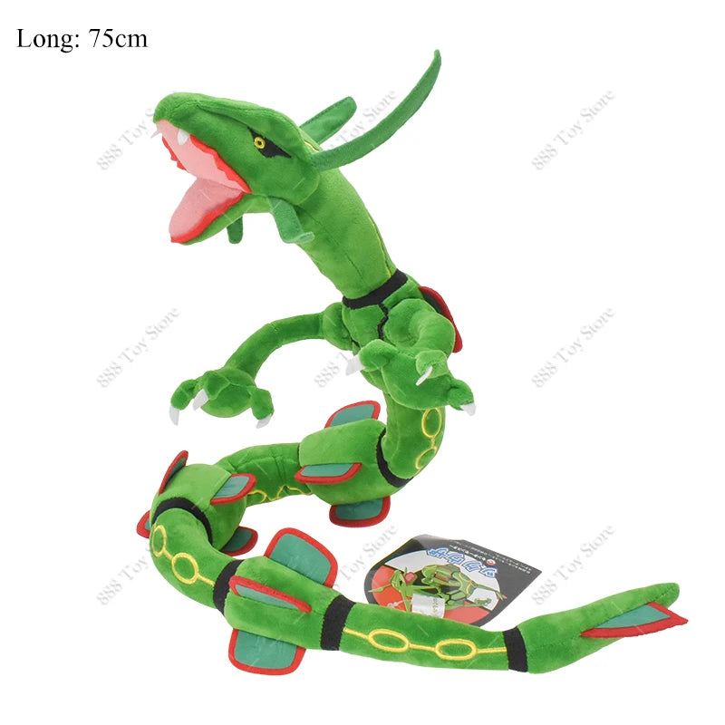 Hot Sale Pokémon Plush Toys – Mega Rayquaza, Gyarados, Dragonair, Mimikyu, Lucario, Horsea, Charizard Soft Stuffed Peluche for Kids Xmas Gift