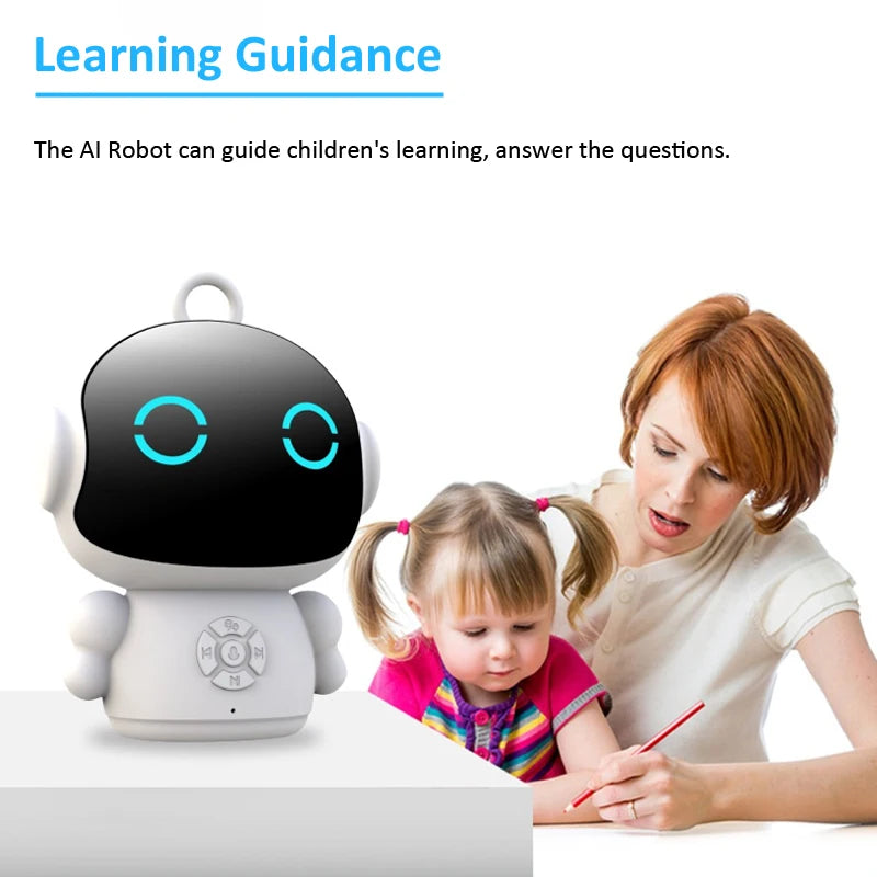 Tuya Smart AI Robot Toy – WiFi Voice Interactive Early Education Learning Machine with Speech Recognition for Kids Educational Play