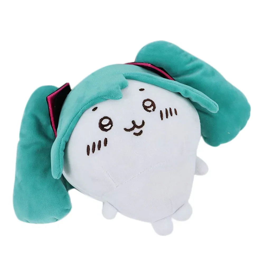 Cartoon Fit Hatsune & Chiikawa USAGI Plush Doll – Kawaii Bag Pendant Toy for Girls’ Holiday Gift