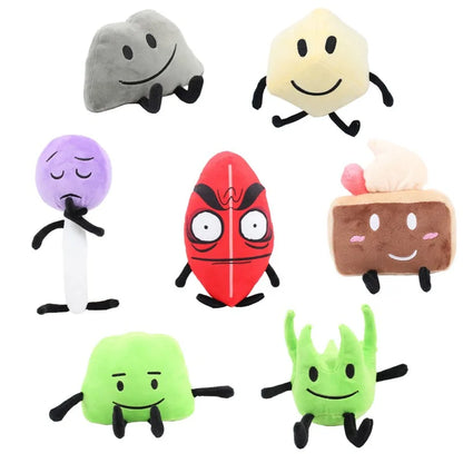 30-Style Battle for Dream Island Plush Toys – Clock, Button, Waffle Ball, Electric Fan, Pillow Doll for Kids Gift