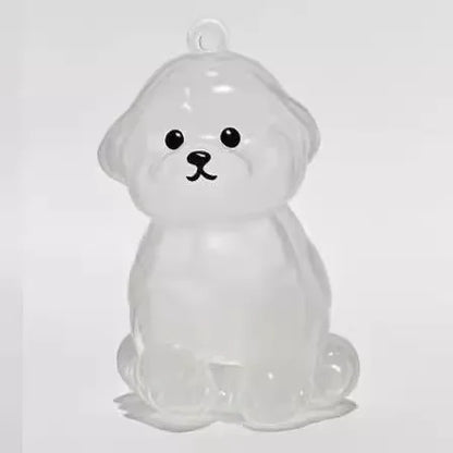 Cute Dog Hair Storage Pendant Keychain – Couple Bag Charm, Car Keychain Jewelry, Souvenir Gift & Decoration Accessory