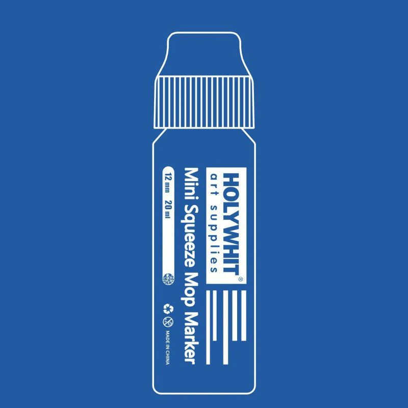 Mini Graffiti Paint Marker Pen - 12mm Waterproof Fluorescent Ink Signature Pen with Round Tip for Art, DIY & Creative Projects