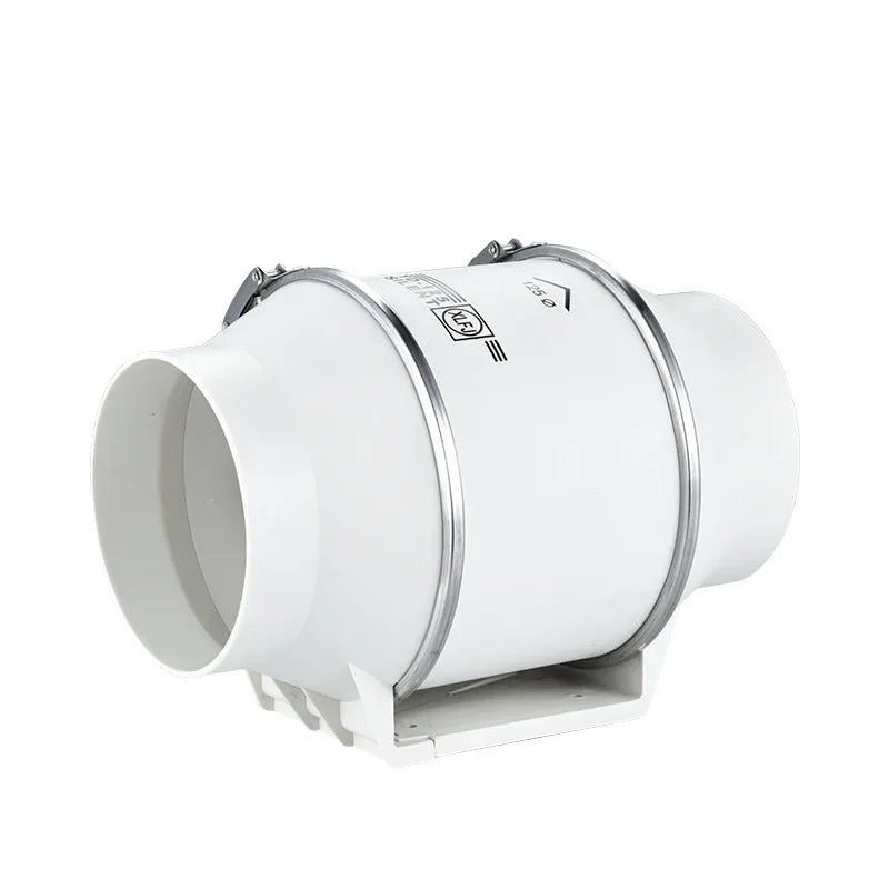 4-Inch 220V Silent Inline Exhaust Fan – Home Bathroom & Kitchen Duct Ventilator
