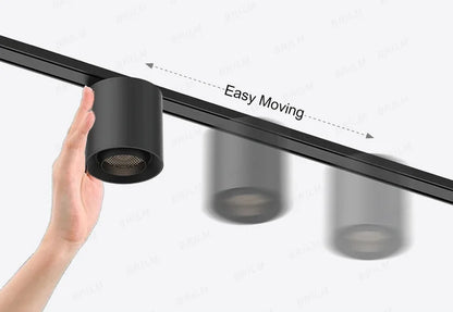 Ultra-Thin 6mm Magnetic Track Light – Dimmable LED Spot Lamp with Smart Tuya Zigbee Gateway
