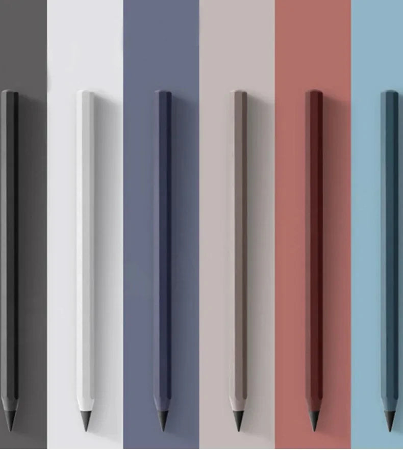 Metal Eternal Pencil – Unlimited Writing Magic Pen with No Ink, Reusable Stationery & Novelty Gift for Drawing and Notes