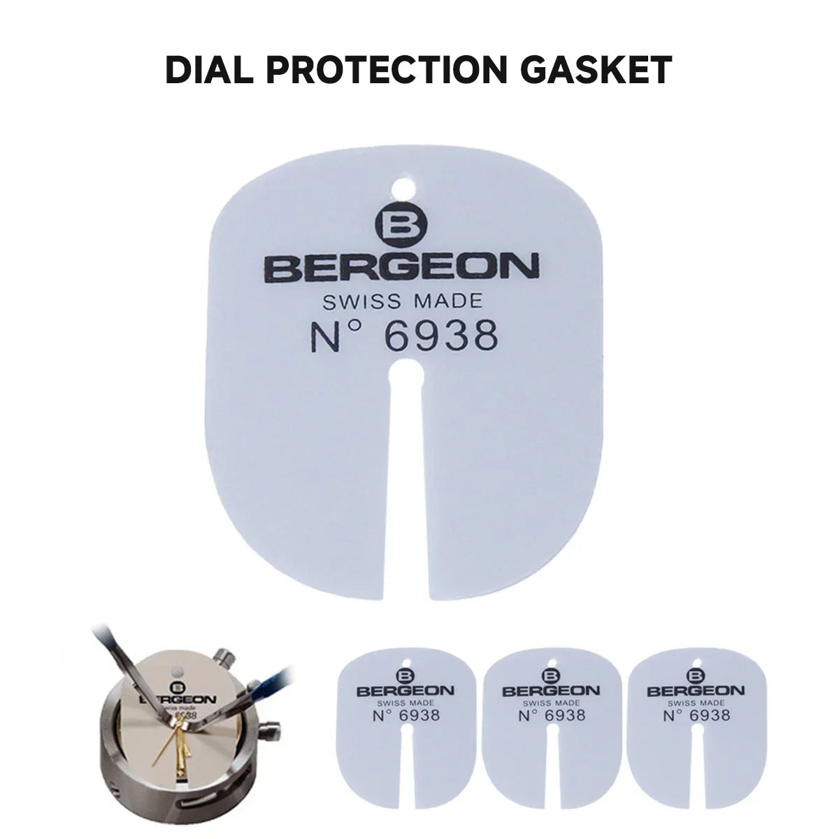 Watch Dial Protector Shim - 1-5PCS Watch Hand Removal Cushion for Dial Protection & Repair Tools