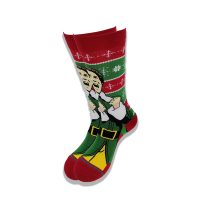 Cartoon Animation Fashion Socks for Men & Women – Autumn Winter Street Style Trendy Casual Combed Cotton Socks