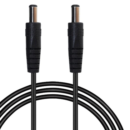 DC Male to Male Power Adapter Cable - 5.5x2.1mm & 5.5x2.5mm Round Connector Extension Cord for DC Devices