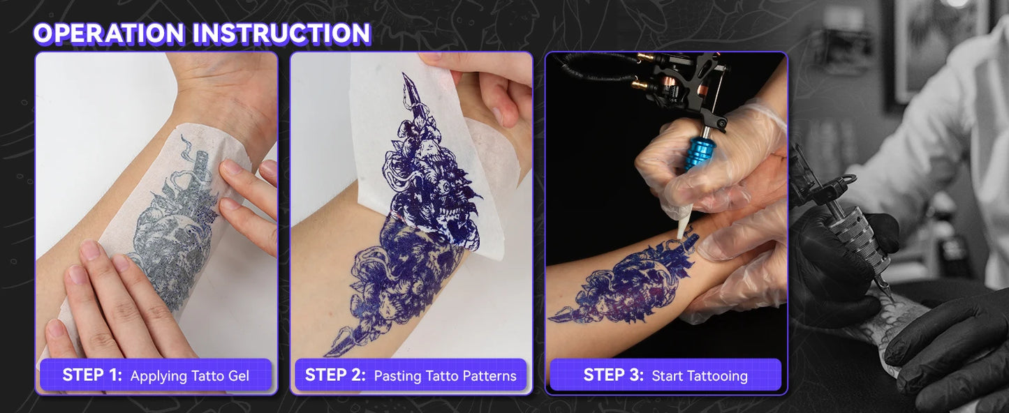 PeriPage P90 Wireless Thermal Tattoo Stencil Printer – Includes 5pcs Free Transfer Paper