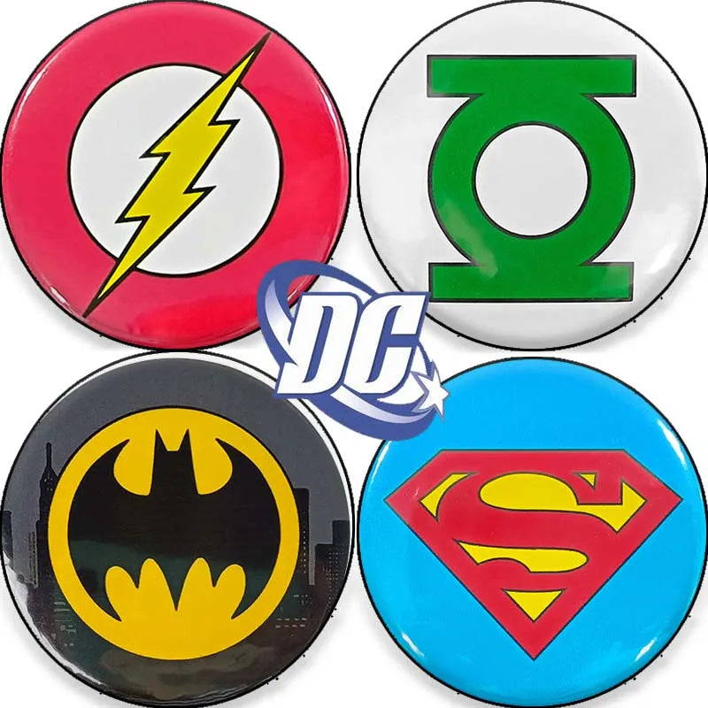 DC Comics Batman Cartoon Tinplate Lapel Pin – Funny Collar & Backpack Jewelry Gift