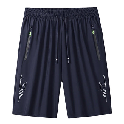 Men's Summer Sport Shorts – Cool Running, Gym & Fitness Training Shorts in Black and Gray