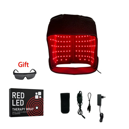 180pcs Red Light Hair Regrowth Cap – 850nm & 660nm Near-Infrared Light for Oil Control, Strengthening Hair Roots & Anti-Hair Loss